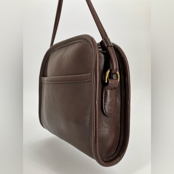 Vintage COACH Brown #9017 Abbie Zip Leather Bag - Picture 3 of 12